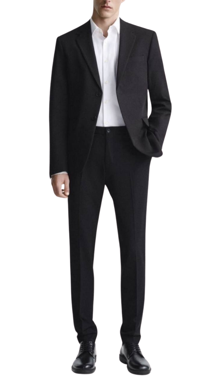 Classic black suit